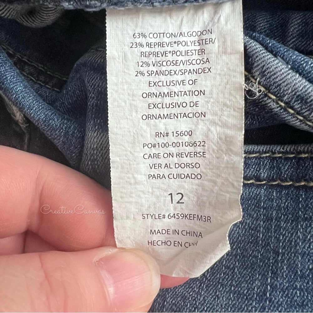 reCreation Denim Blue Jeans Size 12 - Picture 3 of 8
